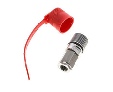 Edelstahl DN 6.3 Hydraulikkupplung Muffe G 1/4 Zoll Innengewinde ISO 14541 D M24 x 2