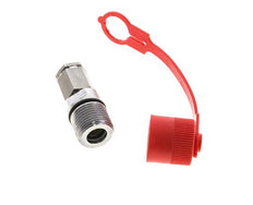 Edelstahl DN 6.3 Hydraulikkupplung Muffe G 1/4 Zoll Innengewinde ISO 14541 D M24 x 2