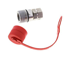 Edelstahl DN 12,5 Hydraulikkupplung Muffe G 1/2 Zoll Innengewinde ISO 14541 D M36 x 2