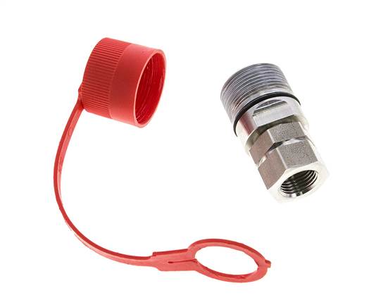 Edelstahl DN 12,5 Hydraulikkupplung Muffe G 1/2 Zoll Innengewinde ISO 14541 D M36 x 2