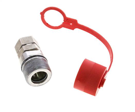 Edelstahl DN 12,5 Hydraulikkupplung Muffe G 1/2 Zoll Innengewinde ISO 14541 D M36 x 2
