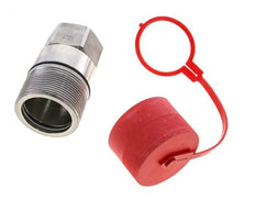 Edelstahl DN 31,5 Hydraulikkupplung Muffe G 1 1/2 Zoll Innengewinde D M70 x 3