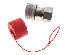 Edelstahl DN 31,5 Hydraulikkupplung Muffe G 1 1/2 Zoll Innengewinde D M70 x 3