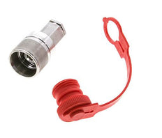 Edelstahl DN 6.3 Hydraulikkupplung Stecker G 1/4 Zoll Innengewinde ISO 14541 D M24 x 2