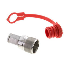 Edelstahl DN 6.3 Hydraulikkupplung Stecker G 1/4 Zoll Innengewinde ISO 14541 D M24 x 2