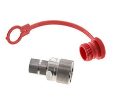 Edelstahl DN 10 Hydraulik-Kupplungsstecker G 3/8 Zoll Innengewinde ISO 14541 D M28 x 2
