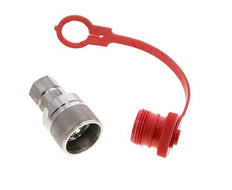 Edelstahl DN 10 Hydraulik-Kupplungsstecker G 3/8 Zoll Innengewinde ISO 14541 D M28 x 2