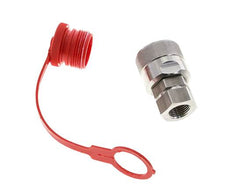 Edelstahl DN 12,5 Hydraulikkupplung Stecker G 1/2 Zoll Innengewinde ISO 14541 D M36 x 2