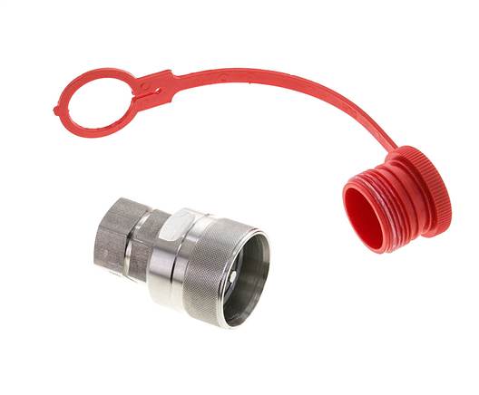 Edelstahl DN 12,5 Hydraulikkupplung Stecker G 1/2 Zoll Innengewinde ISO 14541 D M36 x 2