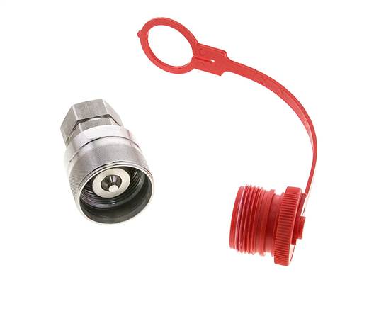 Edelstahl DN 12,5 Hydraulikkupplung Stecker G 1/2 Zoll Innengewinde ISO 14541 D M36 x 2