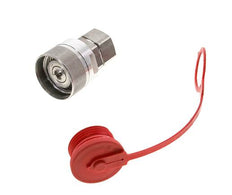 Edelstahl DN 25 Hydraulik-Kupplungsstecker G 1 Zoll Innengewinde D M48 x 3