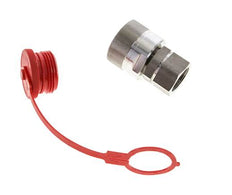Edelstahl DN 25 Hydraulik-Kupplungsstecker G 1 Zoll Innengewinde D M48 x 3