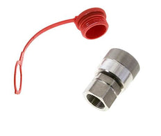 Edelstahl DN 25 Hydraulik-Kupplungsstecker G 1 Zoll Innengewinde D M48 x 3