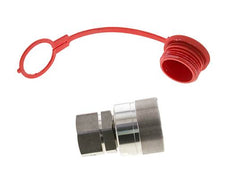 Edelstahl DN 25 Hydraulik-Kupplungsstecker G 1 Zoll Innengewinde D M48 x 3