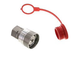 Edelstahl DN 25 Hydraulik-Kupplungsstecker G 1 Zoll Innengewinde D M48 x 3