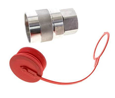 Edelstahl DN 31,5 Hydraulik-Kupplungsstecker G 1 1/2 Zoll Innengewinde D M70 x 3