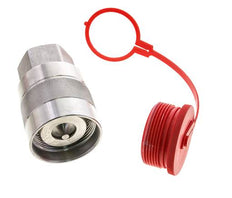 Edelstahl DN 31,5 Hydraulik-Kupplungsstecker G 1 1/2 Zoll Innengewinde D M70 x 3