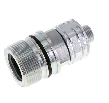 Stahl DN 20 Hydraulikkupplung Muffe 12 mm L Druckring ISO 14541/8434-1 D M42 x 2