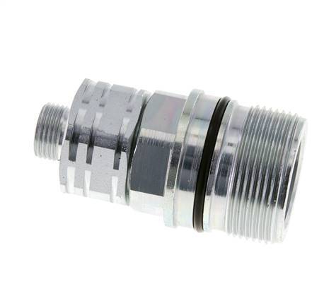 Stahl DN 20 Hydraulikkupplung Muffe 12 mm L Druckring ISO 14541/8434-1 D M42 x 2