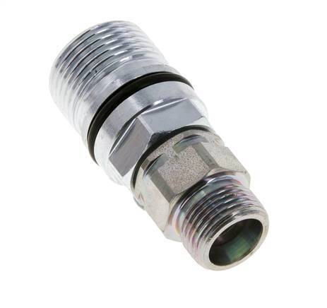Steel DN 10 Hydraulic Coupling Socket 12 mm S Compression Ring ISO 14541/8434-1 D M28 x 2
