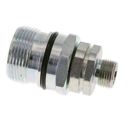 Stahl DN 12,5 Hydraulikkupplung Muffe 10 mm S Druckring ISO 14541/8434-1 D M36 x 2