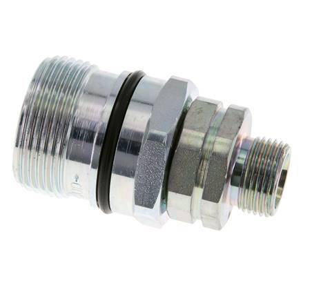 Stahl DN 12,5 Hydraulikkupplung Muffe 12 mm S Druckring ISO 14541/8434-1 D M36 x 2