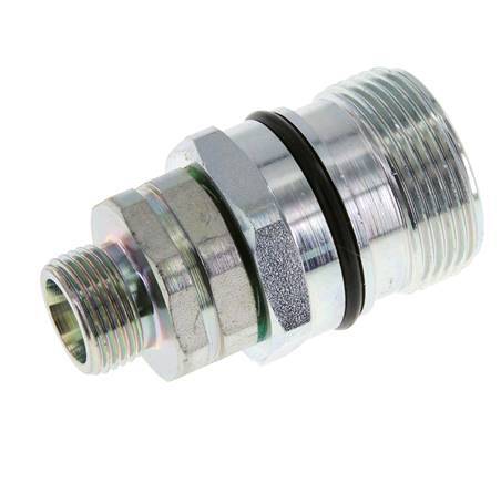 Stahl DN 12,5 Hydraulikkupplung Muffe 12 mm S Druckring ISO 14541/8434-1 D M36 x 2