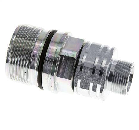 Stahl DN 20 Hydraulikkupplung Muffe 16 mm S Druckring ISO 14541/8434-1 D M42 x 2