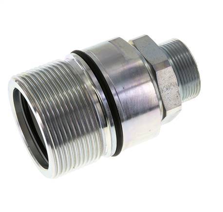 Steel DN 31.5 Hydraulic Coupling Socket 30 mm S Compression Ring ISO 8434-1 D M70 x 3