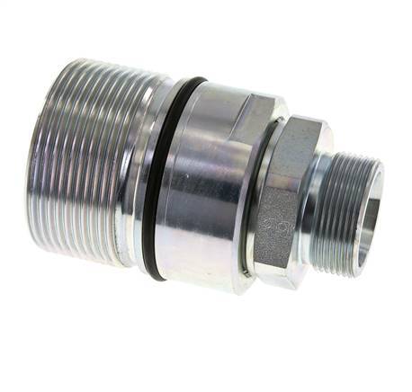 Steel DN 31.5 Hydraulic Coupling Socket 30 mm S Compression Ring ISO 8434-1 D M70 x 3
