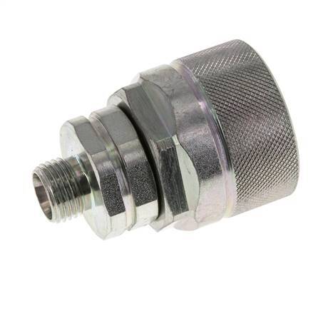 Stahl DN 12,5 Hydraulikkupplung Stopfen 10 mm L Kompressionsring ISO 14541/8434-1 D M36 x 2