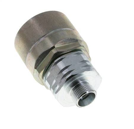 Stahl DN 20 Hydraulikkupplung Stecker 12 mm L Druckring ISO 14541/8434-1 D M42 x 2