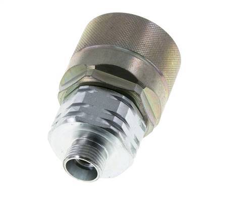 Steel DN 20 Hydraulic Coupling Plug 12 mm L Compression Ring ISO 14541/8434-1 D M42 x 2