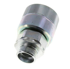 Stahl DN 25 Hydraulikkupplung Stecker 22 mm L Druckring ISO 8434-1 D M48 x 3