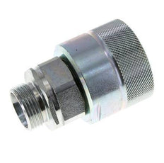 Stahl DN 25 Hydraulikkupplung Stecker 22 mm L Druckring ISO 8434-1 D M48 x 3