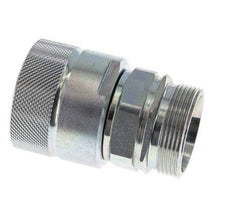 Stahl DN 25 Hydraulikkupplung Stecker 35 mm L Druckring ISO 8434-1 D M48 x 3