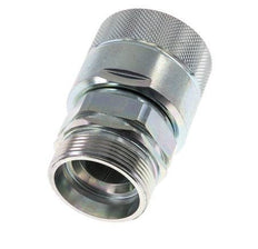 Stahl DN 25 Hydraulikkupplung Stecker 35 mm L Druckring ISO 8434-1 D M48 x 3