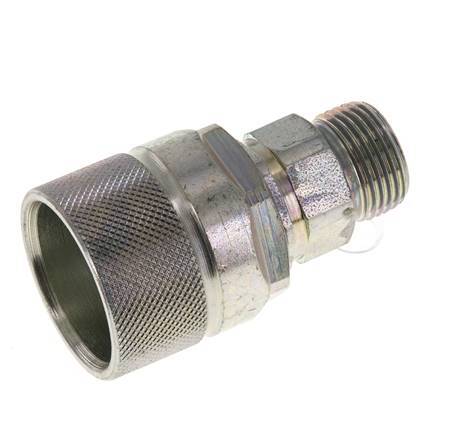 Stahl DN 10 Hydraulikkupplung Stecker 12 mm S Druckring ISO 14541/8434-1 D M28 x 2