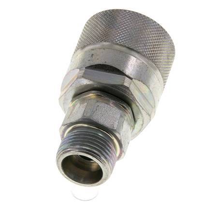 Stahl DN 10 Hydraulikkupplung Stecker 12 mm S Druckring ISO 14541/8434-1 D M28 x 2