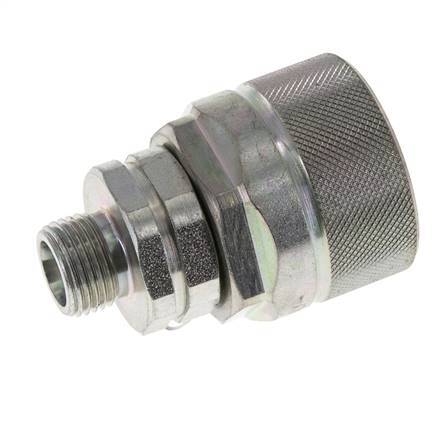 Stahl DN 12,5 Hydraulikkupplung Stecker 10 mm S Druckring ISO 14541/8434-1 D M36 x 2