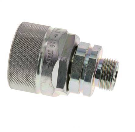Stahl DN 12,5 Hydraulikkupplung Stopfen 12 mm S Kompressionsring ISO 14541/8434-1 D M36 x 2