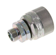 Stahl DN 12,5 Hydraulikkupplung Stopfen 12 mm S Kompressionsring ISO 14541/8434-1 D M36 x 2