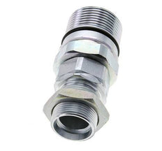Steel DN 25 Hydraulic Coupling Socket 28 mm L Compression Ring Bulkhead ISO 8434-1 D M48 x 3