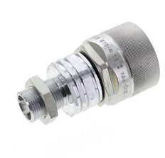 Steel DN 20 Hydraulic Coupling Plug 15 mm L Compression Ring Bulkhead ISO 14541/8434-1 D M42 x 2