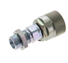 Steel DN 10 Hydraulic Coupling Plug 12 mm S Compression Ring Bulkhead ISO 14541/8434-1 D M28 x 2