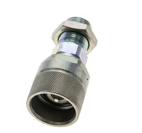 Steel DN 10 Hydraulic Coupling Plug 12 mm S Compression Ring Bulkhead ISO 14541/8434-1 D M28 x 2