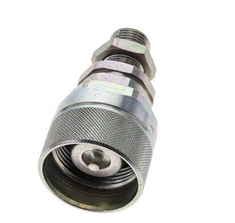 Steel DN 12.5 Hydraulic Coupling Plug 10 mm S Compression Ring Bulkhead ISO 14541/8434-1 D M36 x 2