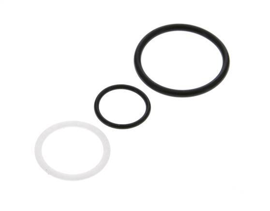 PTFE/NBR Seals Set for ISO 14541 Hydraulic Coupling (M 36 x 2 and 42 mm) [5 Pieces]