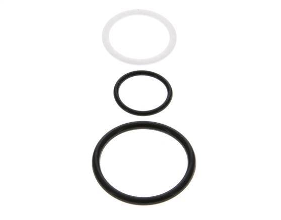 PTFE/NBR Seals Set for ISO 14541 Hydraulic Coupling (M 36 x 2 and 42 mm) [5 Pieces]