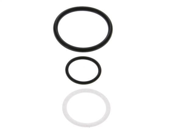PTFE/NBR Seals Set for ISO 14541 Hydraulic Coupling (M 36 x 2 and 42 mm) [5 Pieces]